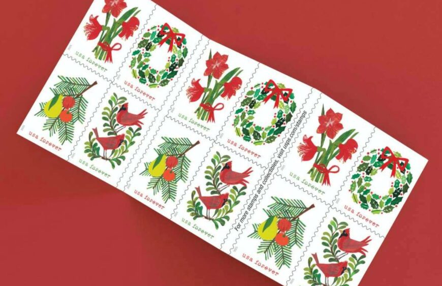 holiday cheer stamps discount
