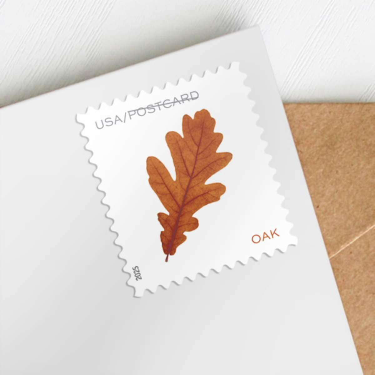 discount vibrant leaves postcard stamps
