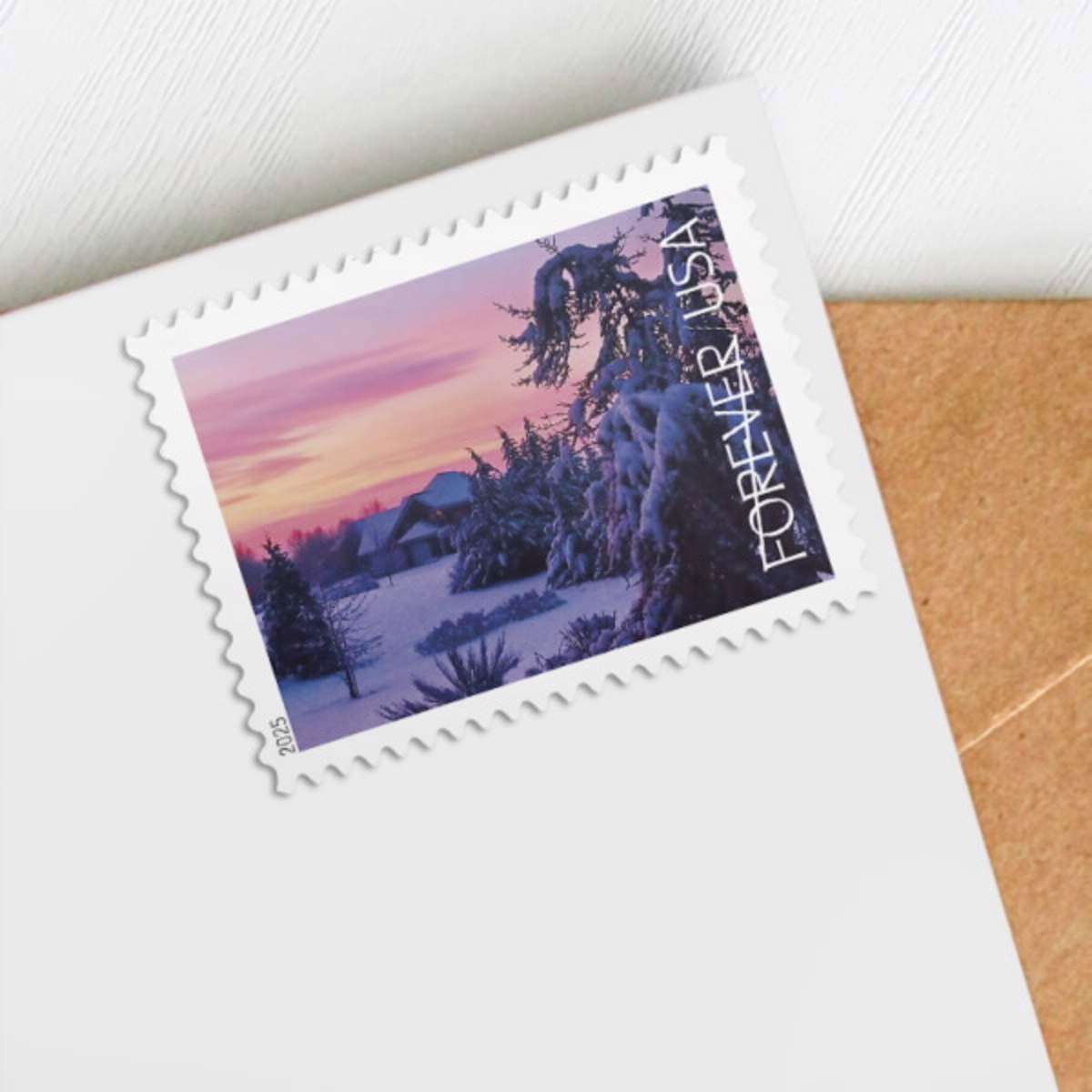 Postal inspector examining discount postage stamp sheets with precision magnification loupe