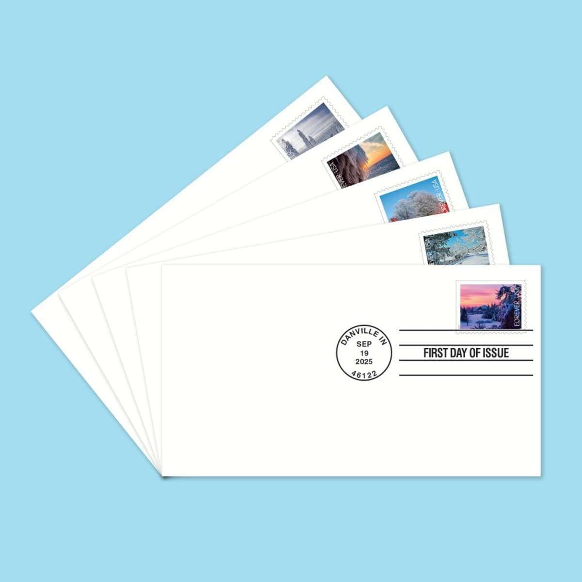 USPS Forever Jackie Robinson stamp sheets for professional office shipping and logistics.